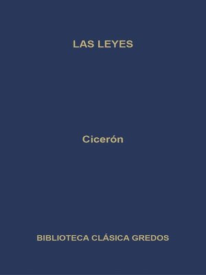 cover image of Las leyes